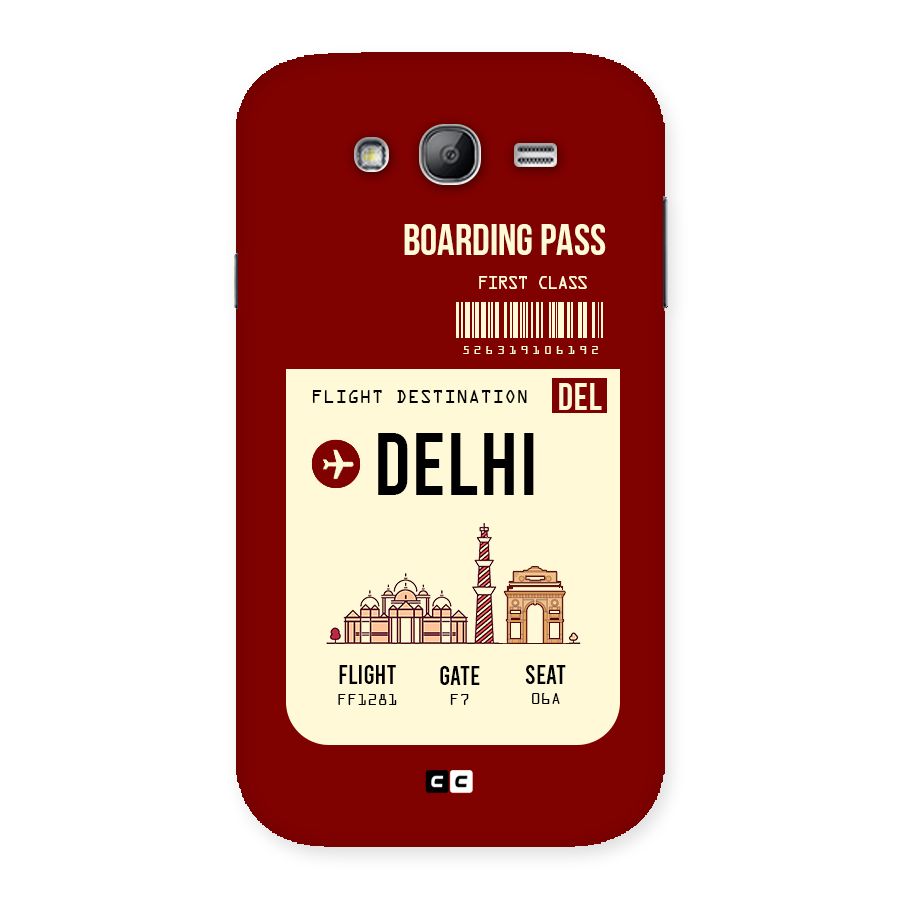 Delhi Boarding Pass Back Case for Galaxy Grand Neo