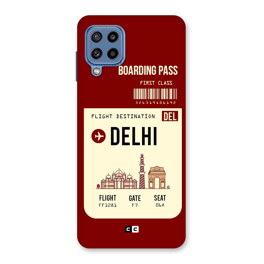 Delhi Boarding Pass Back Case for Galaxy M32