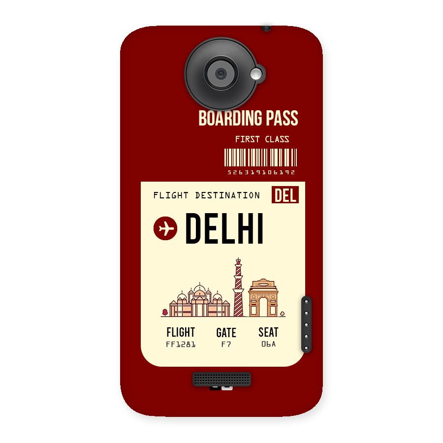 Delhi Boarding Pass Back Case for HTC One X
