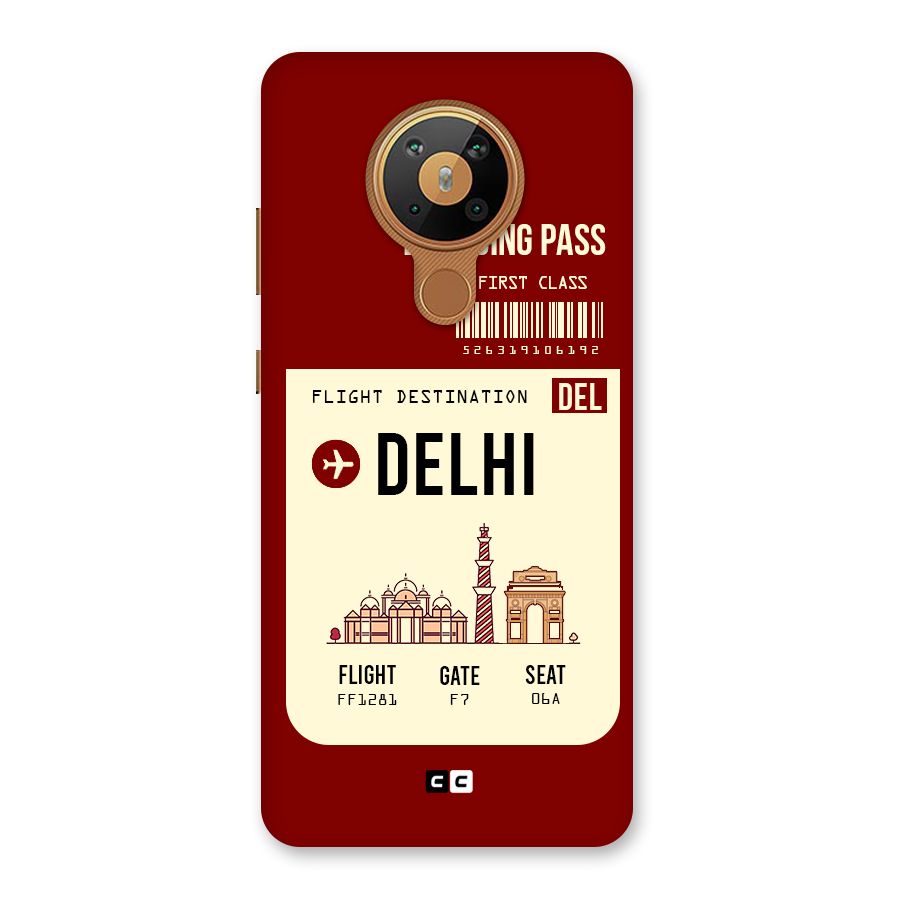 Delhi Boarding Pass Back Case for Nokia 5.3
