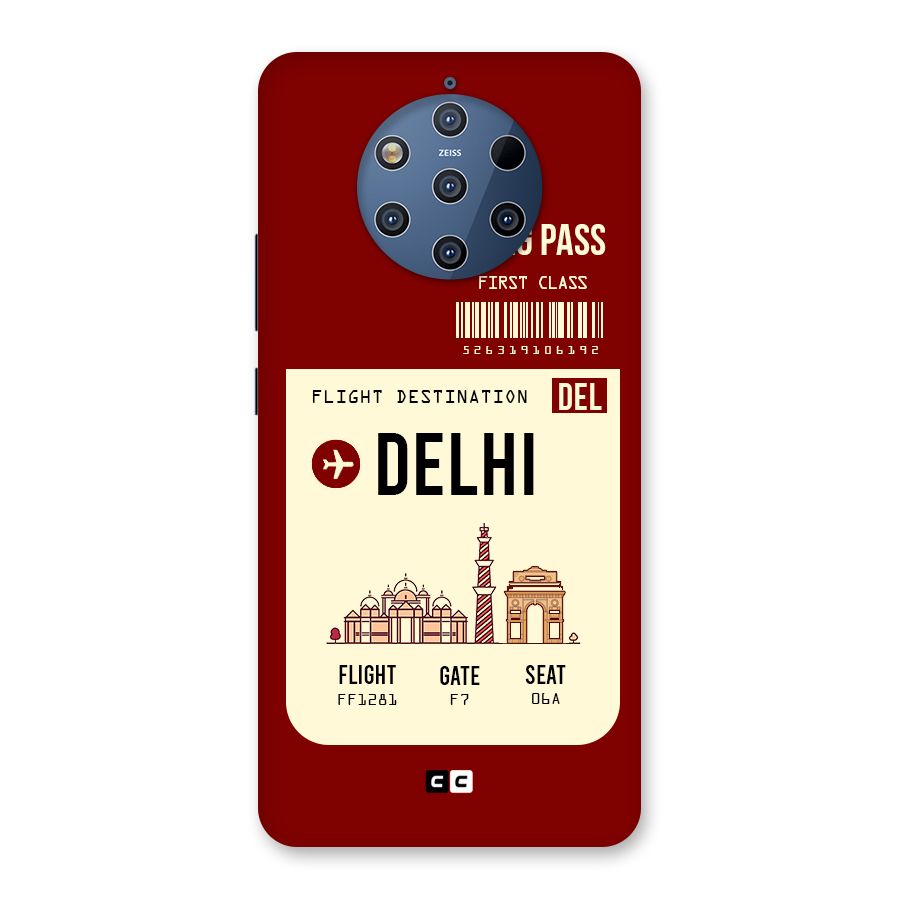Delhi Boarding Pass Back Case for Nokia 9 PureView