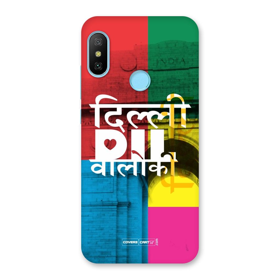 Delhi Citystyle Back Case for Redmi 6 Pro