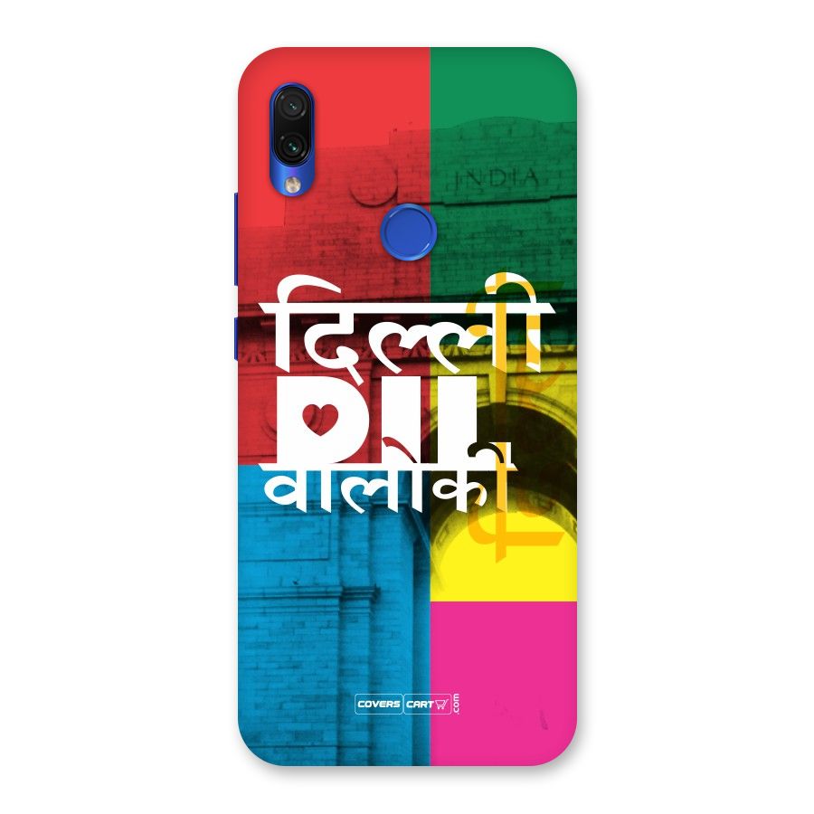 Delhi Citystyle Back Case for Redmi Note 7S