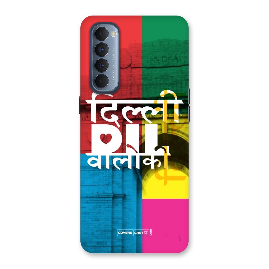 Delhi Citystyle Back Case for Reno4 Pro