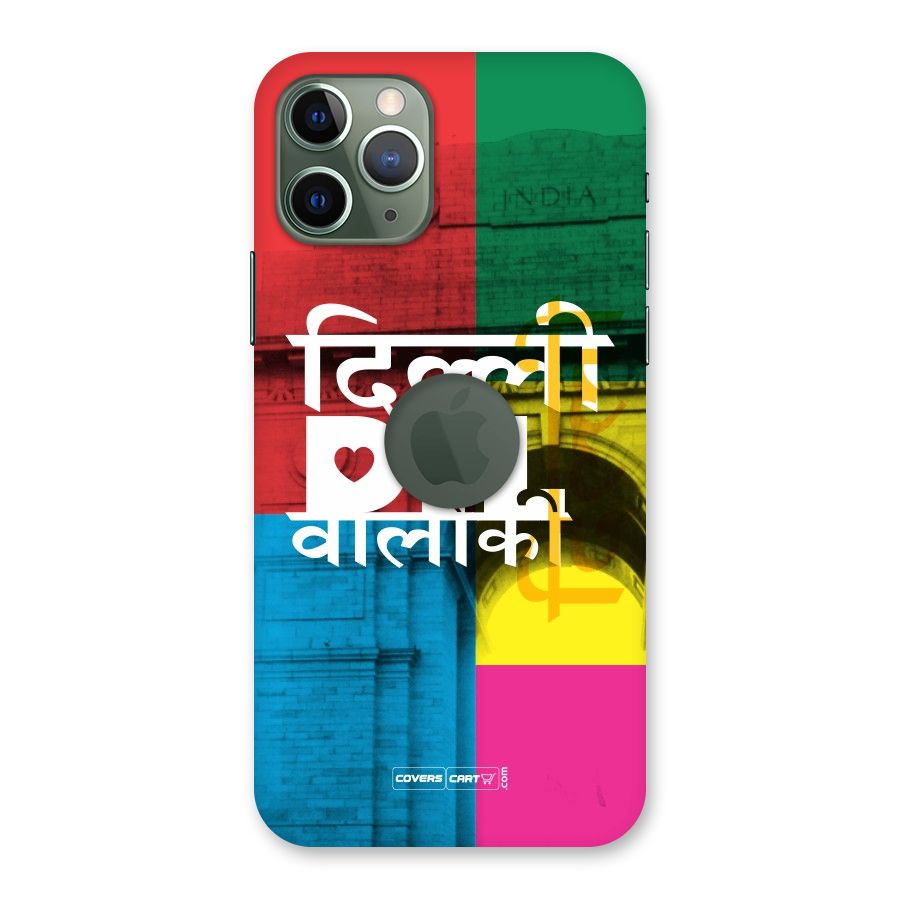 Delhi Citystyle Back Case for iPhone 11 Pro Logo  Cut