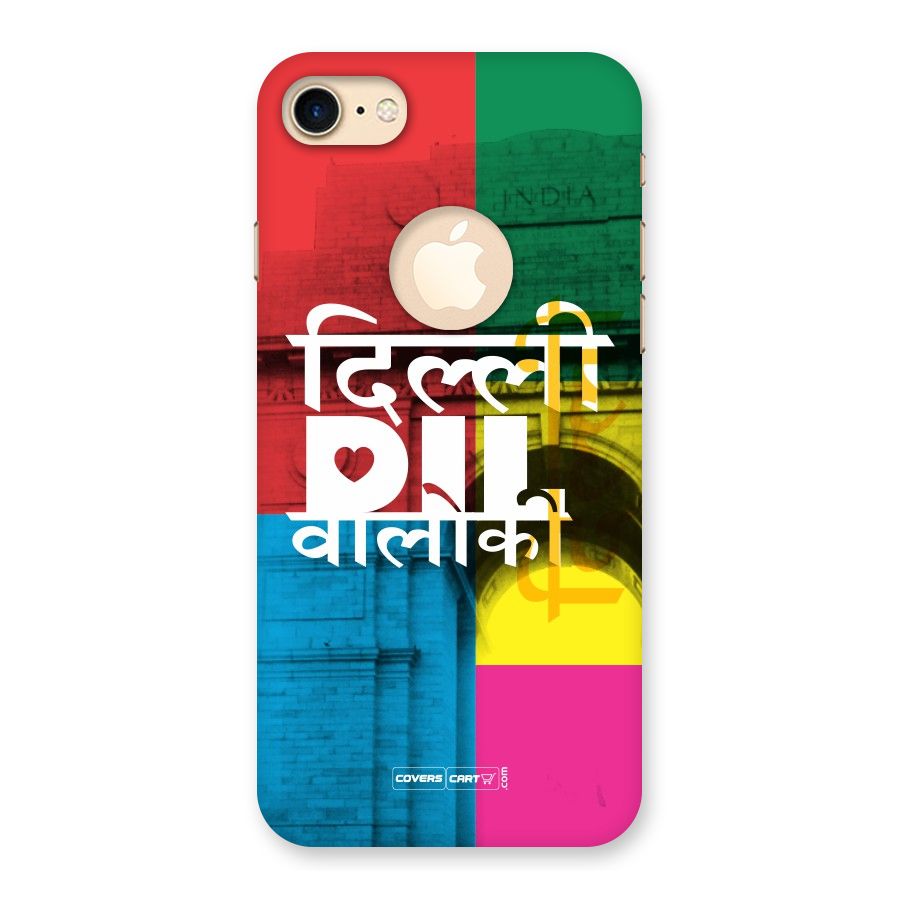 Delhi Citystyle Back Case for iPhone 7 Logo Cut