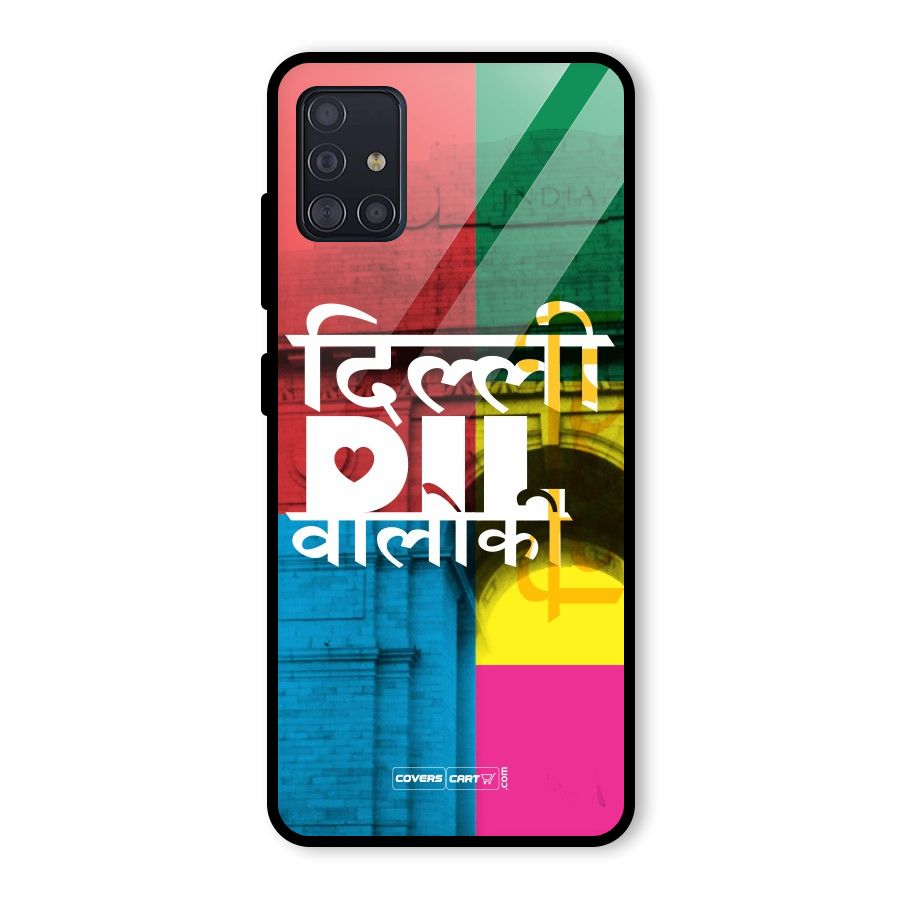 Delhi Citystyle Glass Back Case for Galaxy A51