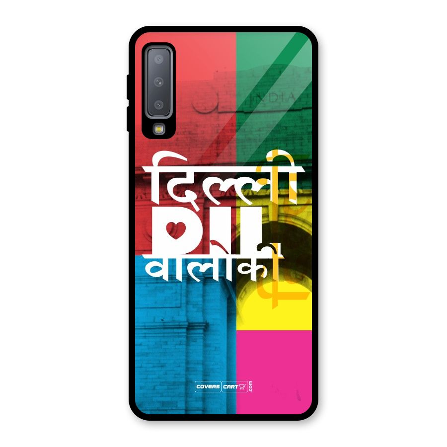 Delhi Citystyle Glass Back Case for Galaxy A7 (2018)