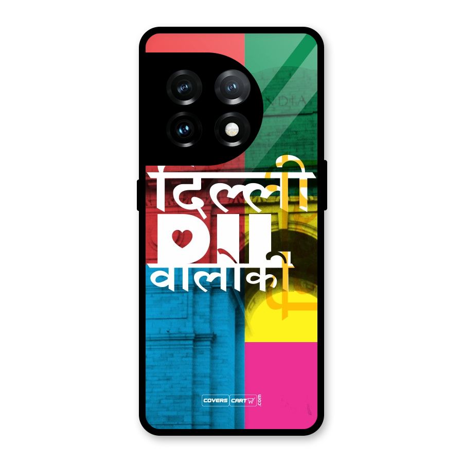 Delhi Citystyle Glass Back Case for OnePlus 11