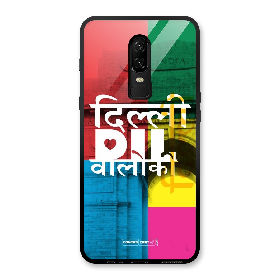Delhi Citystyle Glass Back Case for OnePlus 6
