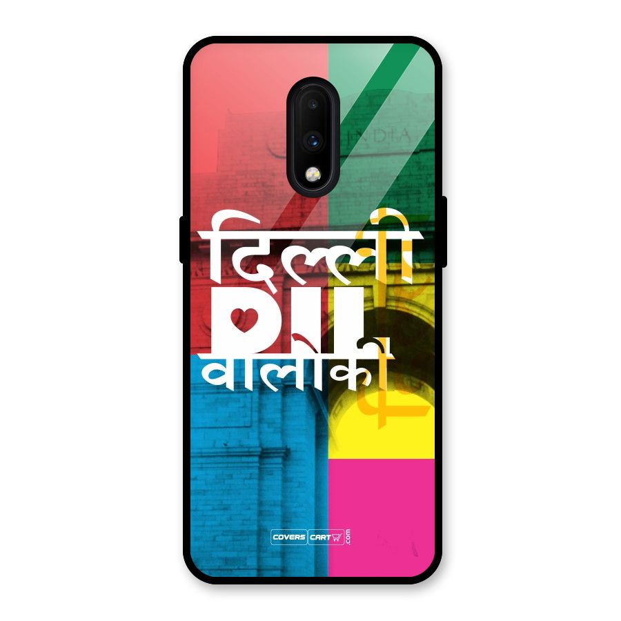 Delhi Citystyle Glass Back Case for OnePlus 7