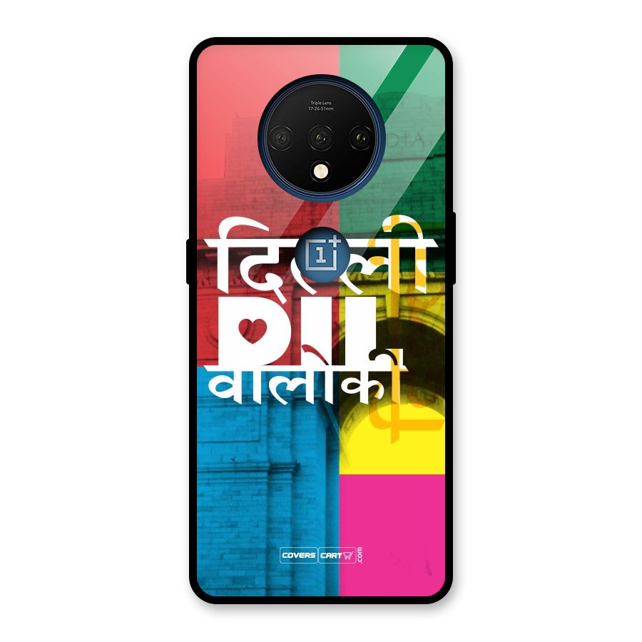 Delhi Citystyle Glass Back Case for OnePlus 7T