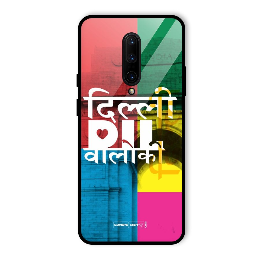 Delhi Citystyle Glass Back Case for OnePlus 7 Pro