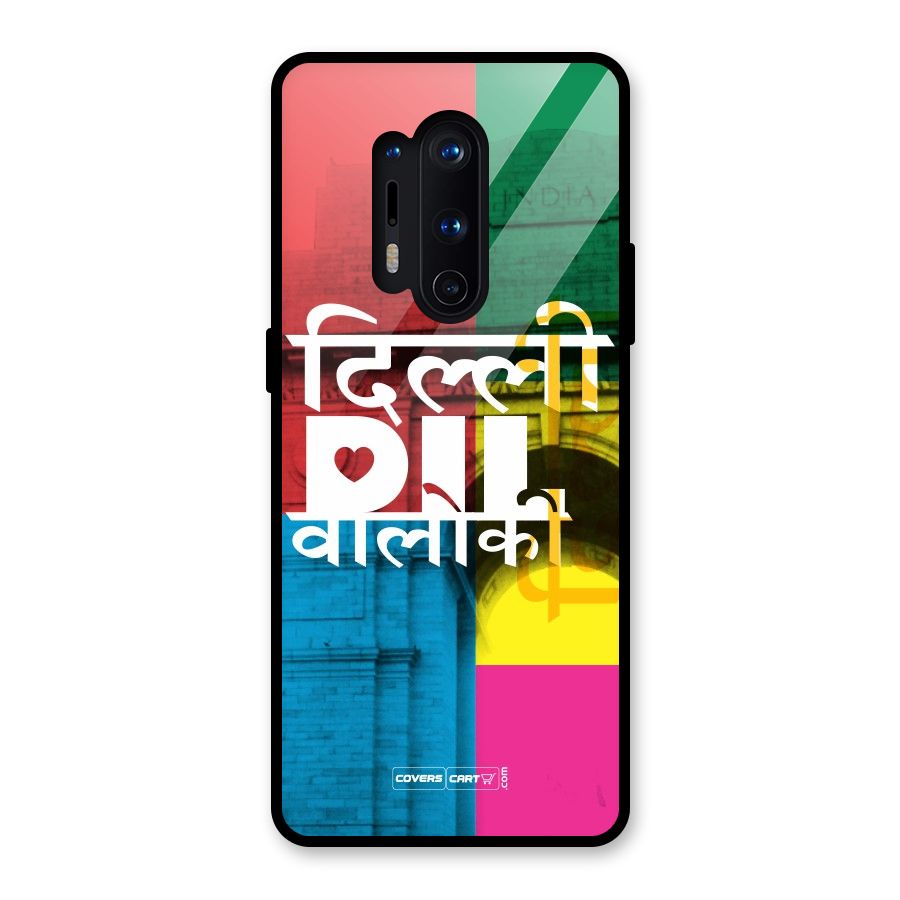 Delhi Citystyle Glass Back Case for OnePlus 8 Pro