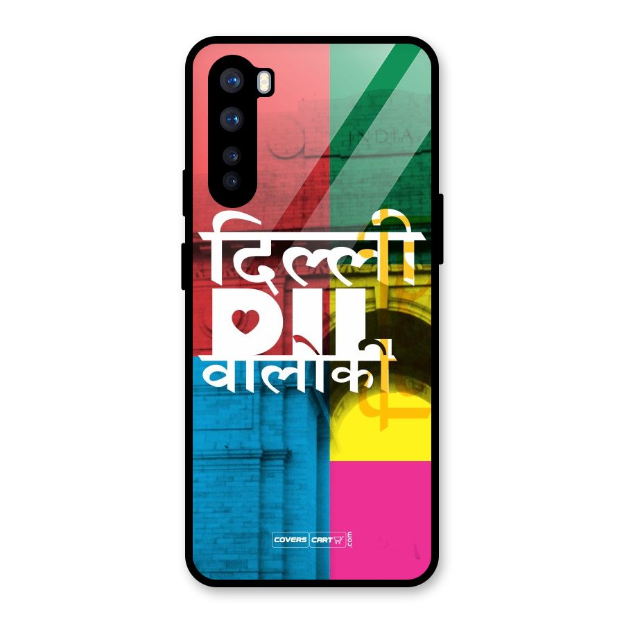 Delhi Citystyle Glass Back Case for OnePlus Nord