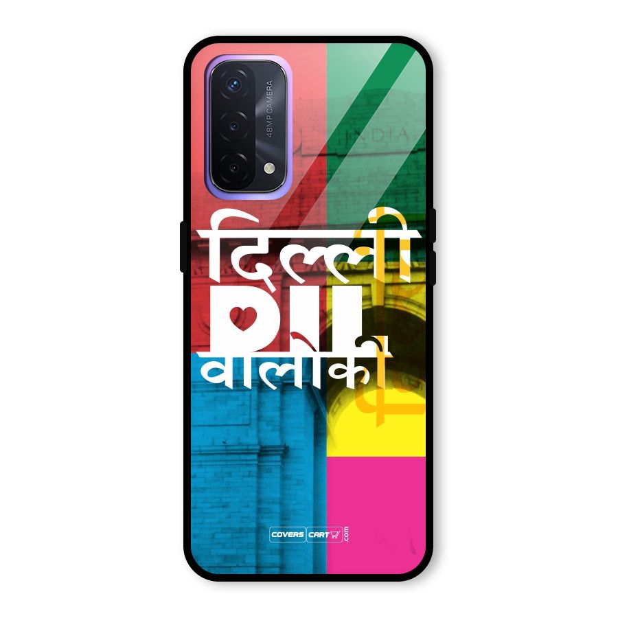Delhi Citystyle Glass Back Case for Oppo A74 5G