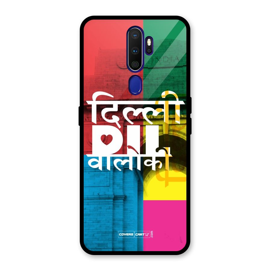 Delhi Citystyle Glass Back Case for Oppo A9 (2020)
