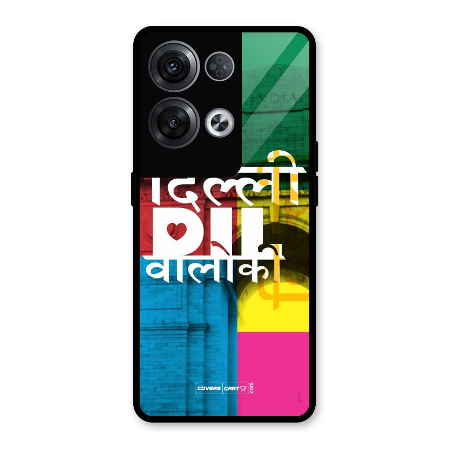 Delhi Citystyle Glass Back Case for Oppo Reno8 Pro 5G