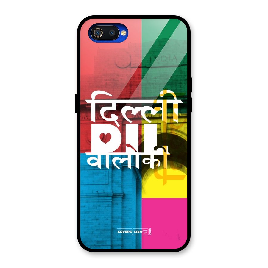 Delhi Citystyle Glass Back Case for Realme C2
