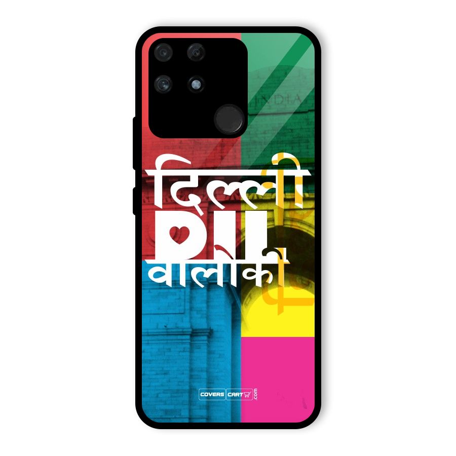 Delhi Citystyle Glass Back Case for Realme Narzo 50A
