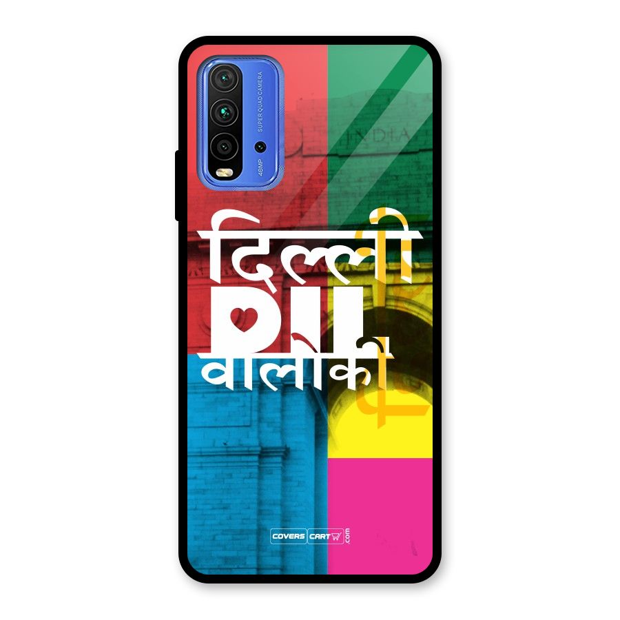 Delhi Citystyle Glass Back Case for Redmi 9 Power