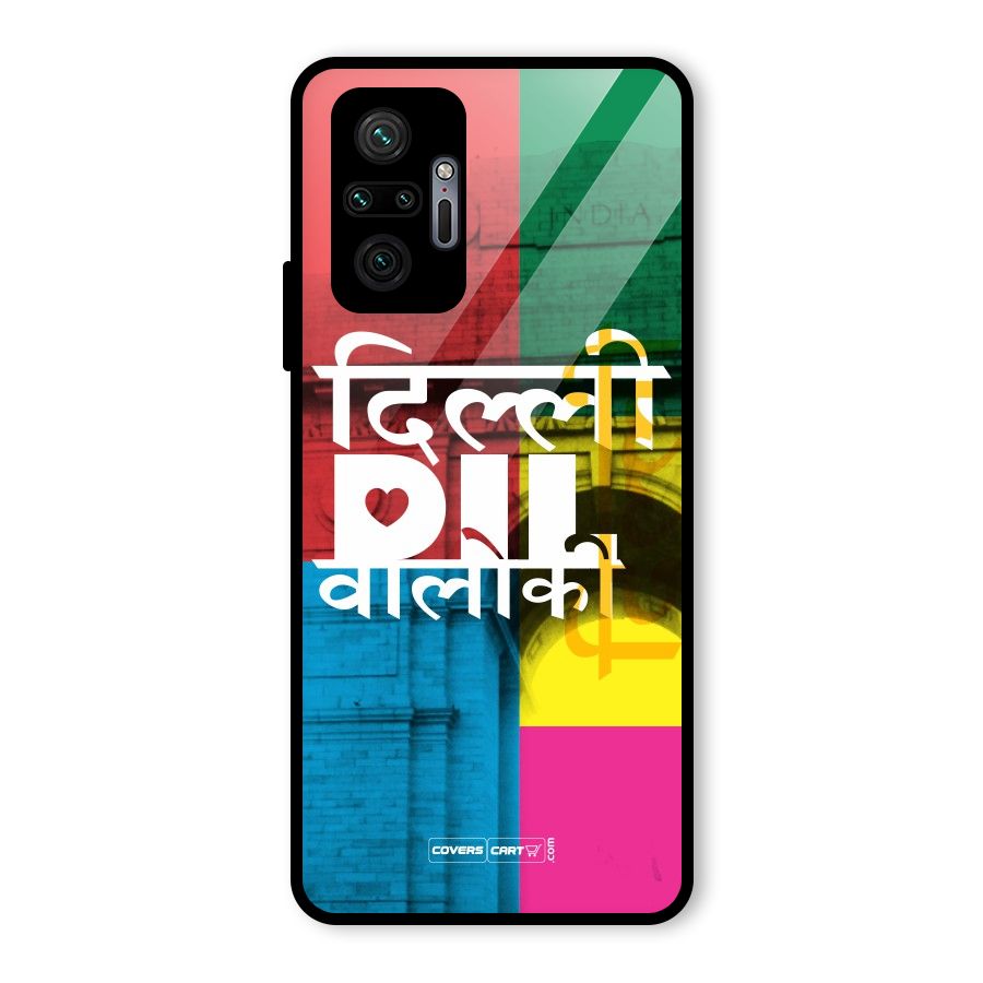 Delhi Citystyle Glass Back Case for Redmi Note 10 Pro