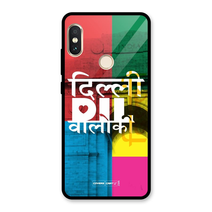 Delhi Citystyle Glass Back Case for Redmi Note 5 Pro