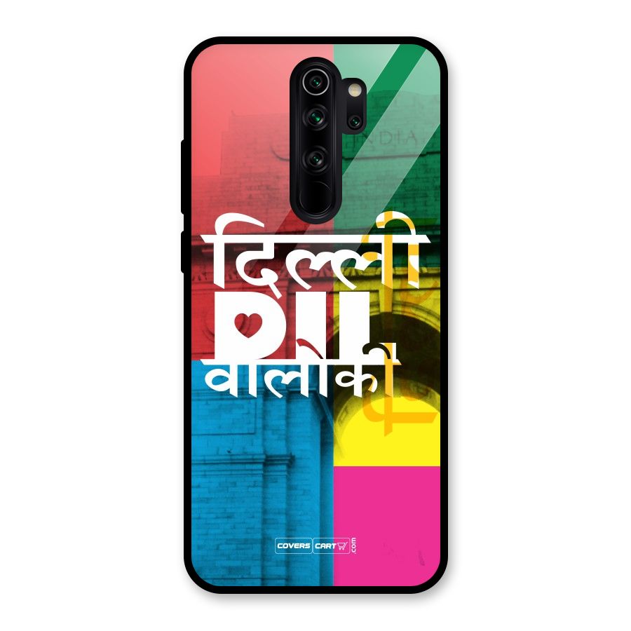 Delhi Citystyle Glass Back Case for Redmi Note 8 Pro