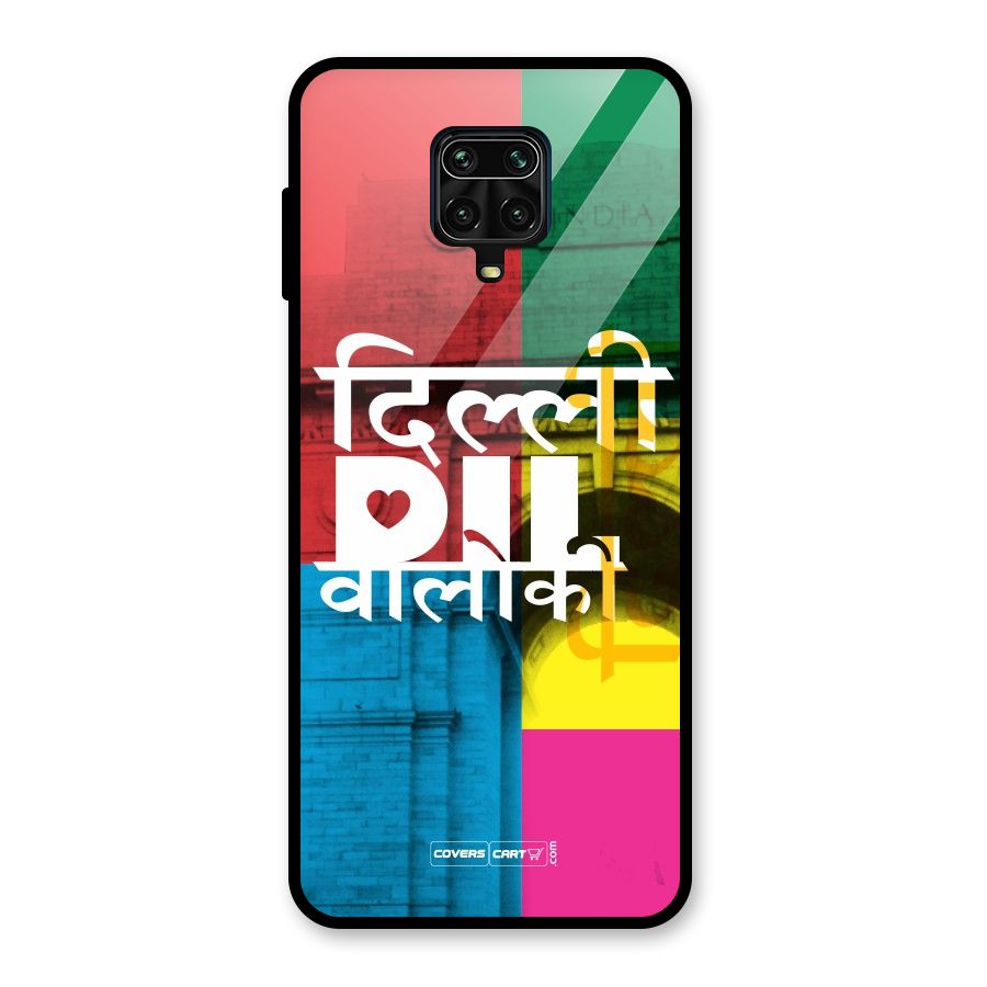 Delhi Citystyle Glass Back Case for Redmi Note 9 Pro Max