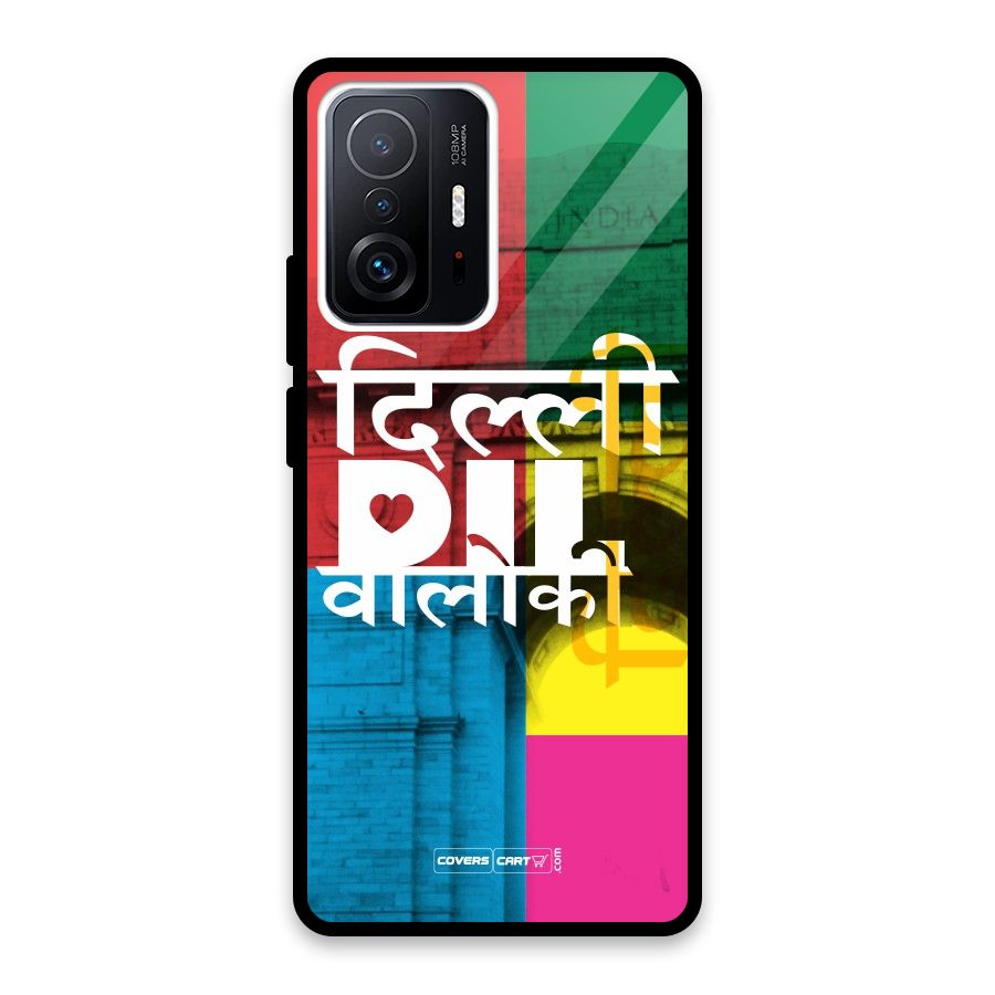 Delhi Citystyle Glass Back Case for Xiaomi 11T Pro