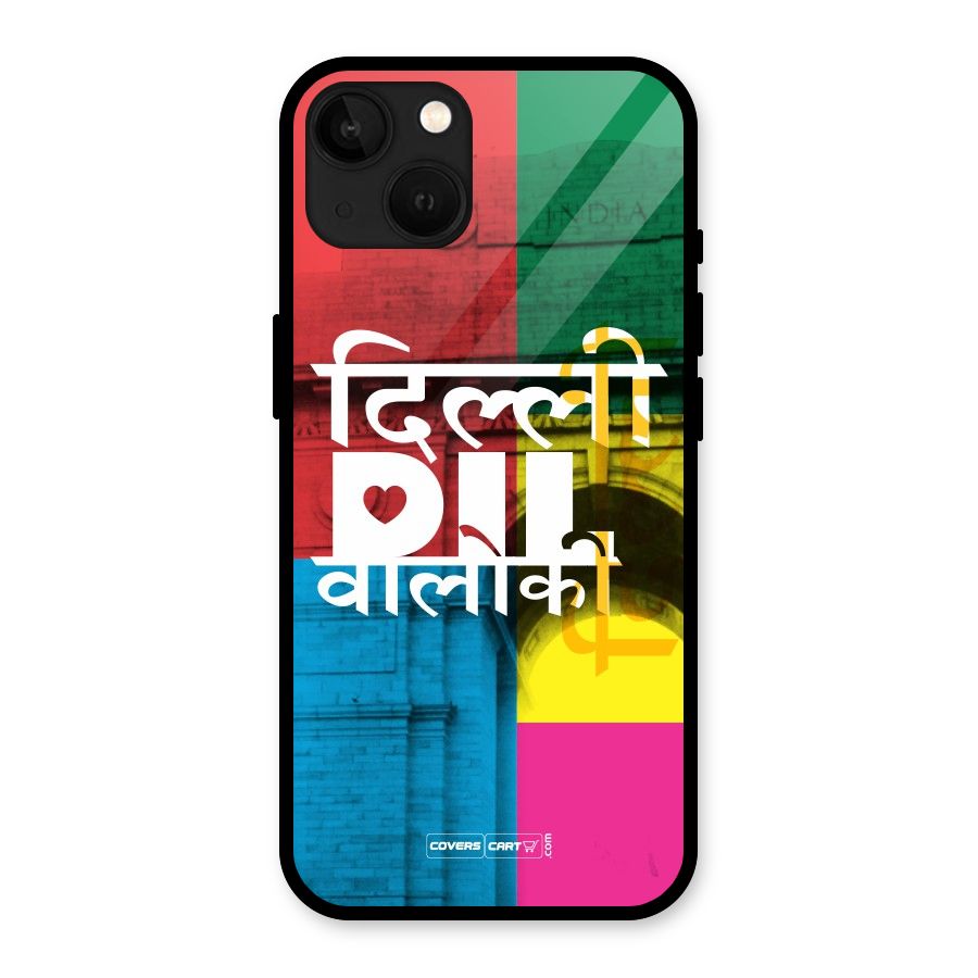 Delhi Citystyle Glass Back Case for iPhone 13