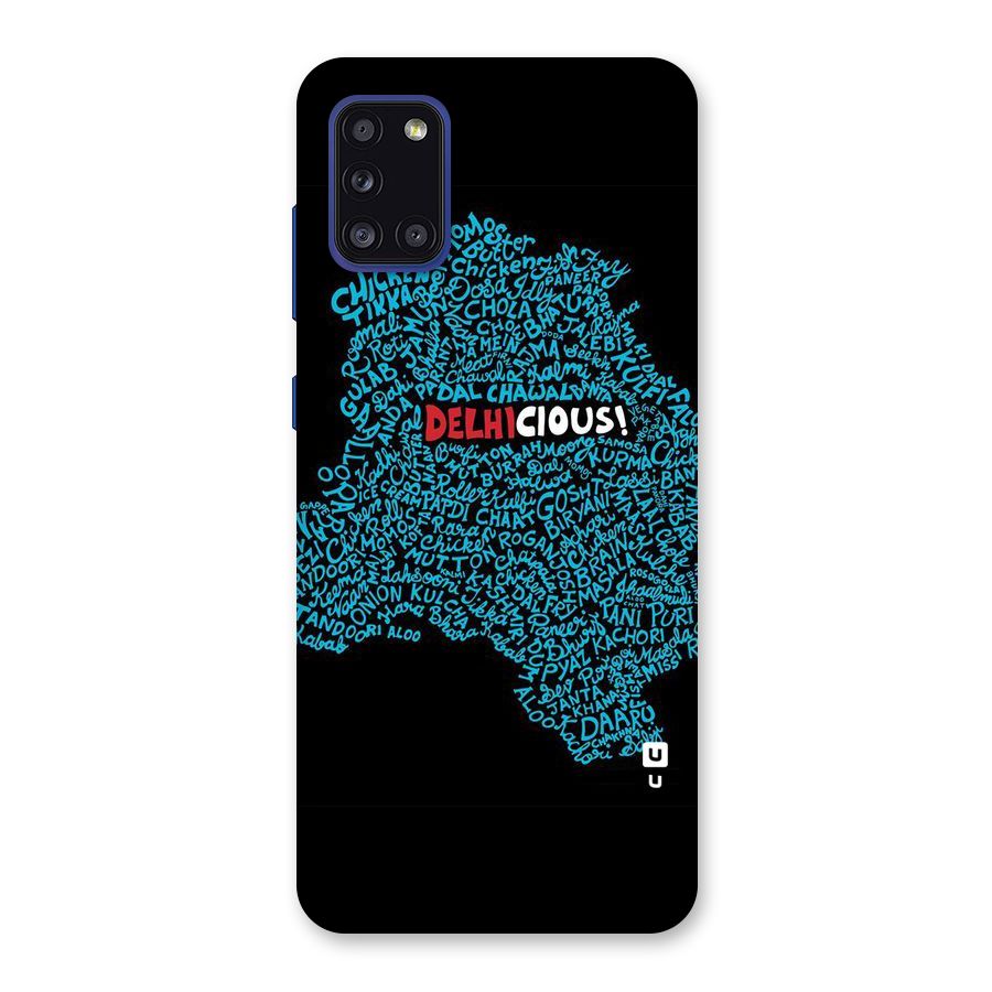 Delhicious Back Case for Galaxy A31