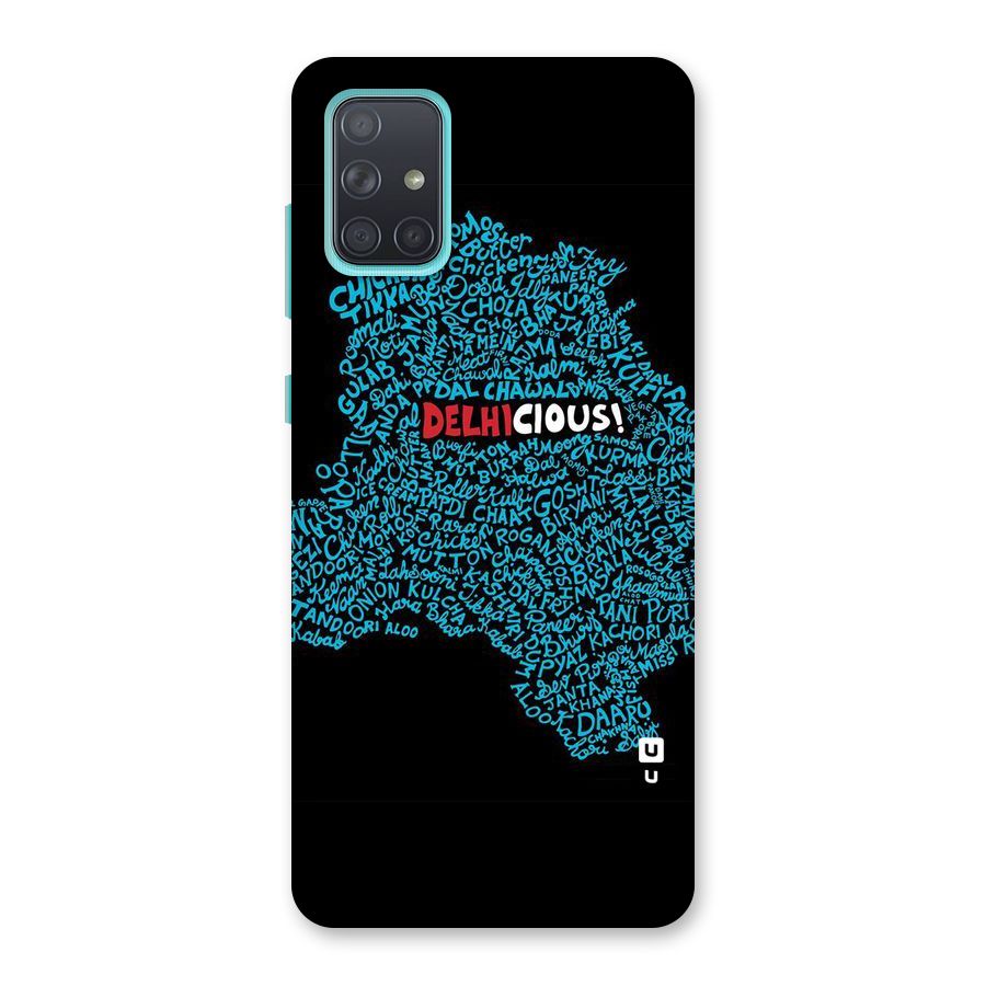 Delhicious Back Case for Galaxy A71