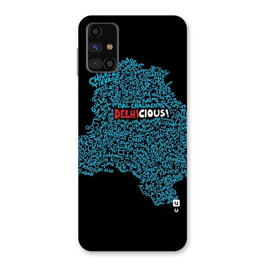 Delhicious Back Case for Galaxy M31s
