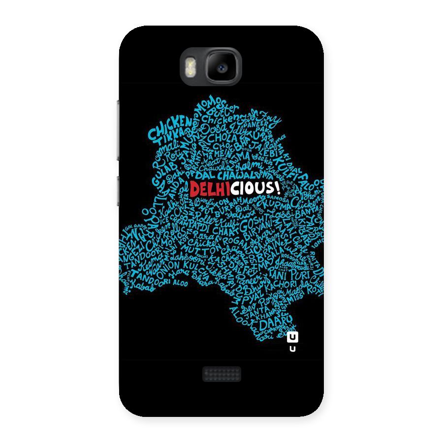 Delhicious Back Case for Honor Bee