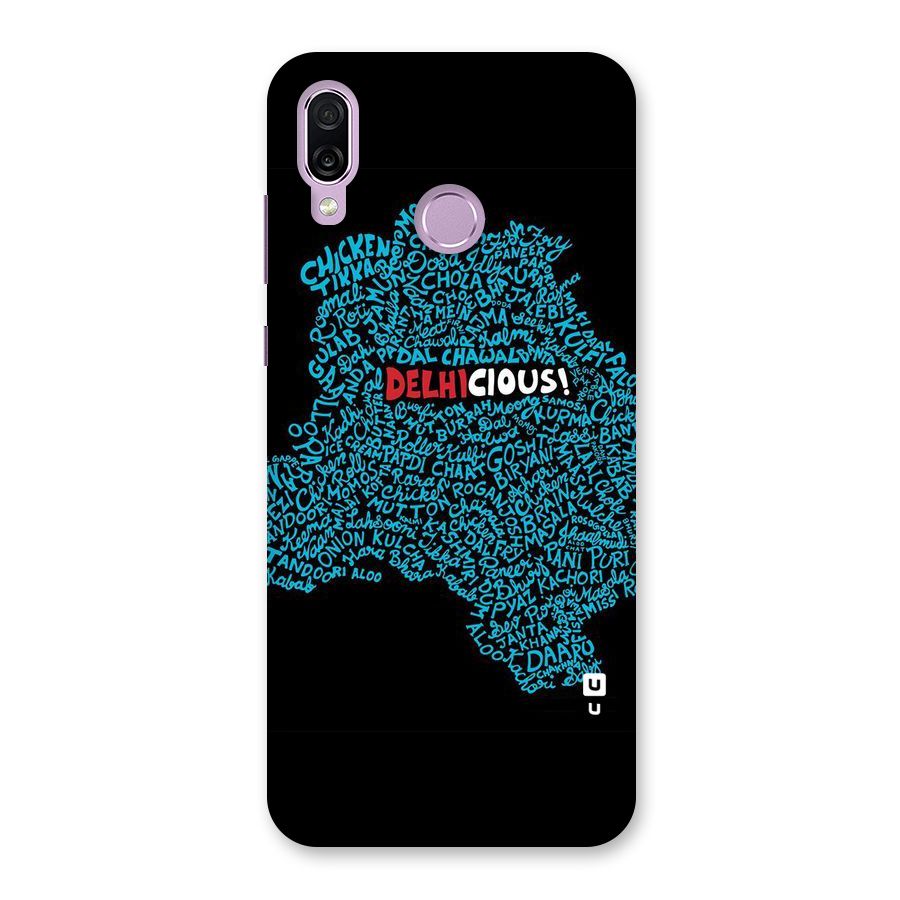 Delhicious Back Case for Honor Play