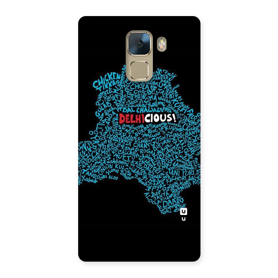 Delhicious Back Case for Huawei Honor 7