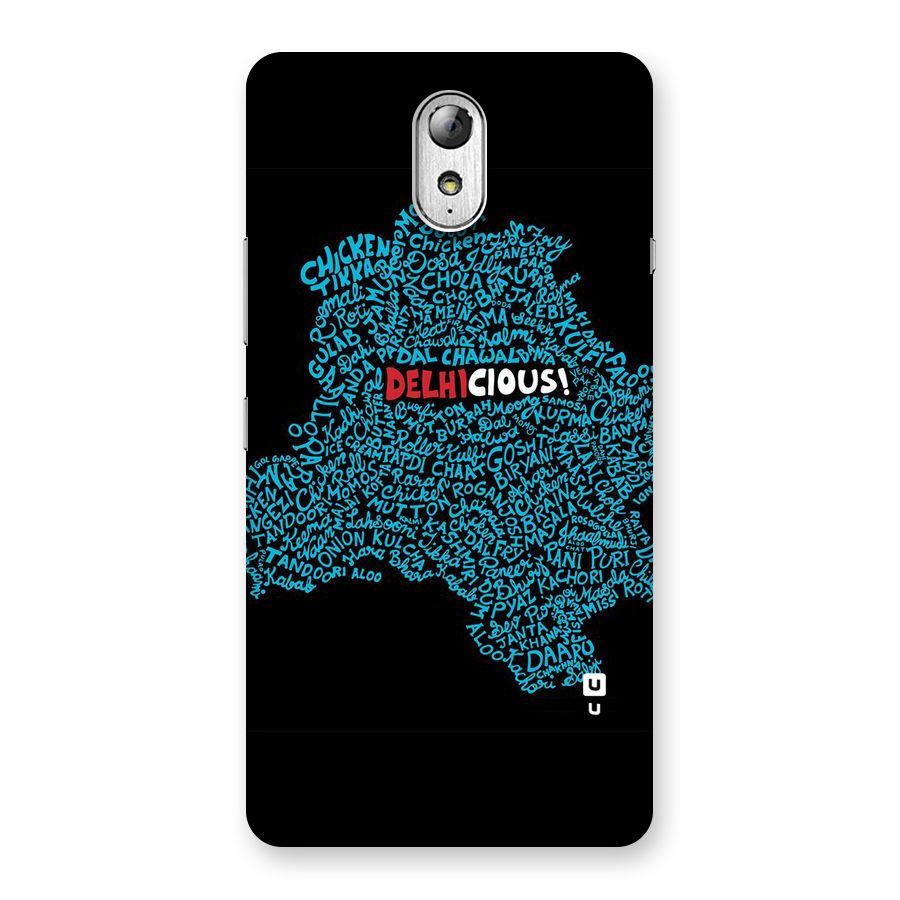 Delhicious Back Case for Lenovo Vibe P1M