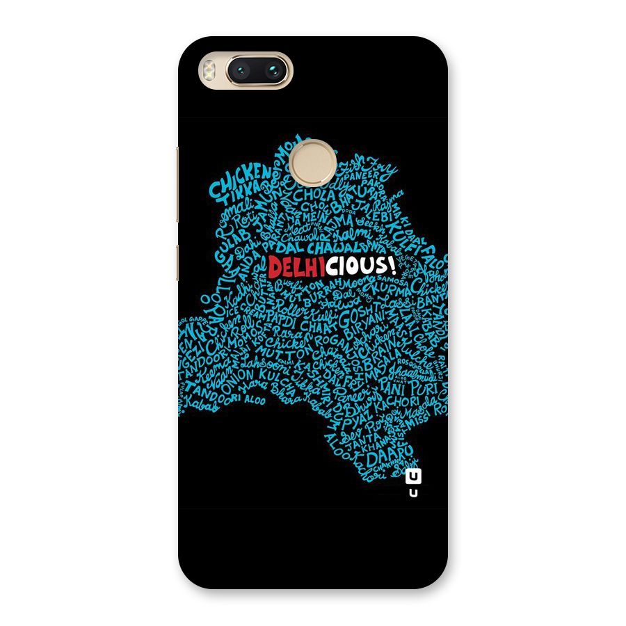 Delhicious Back Case for Mi A1