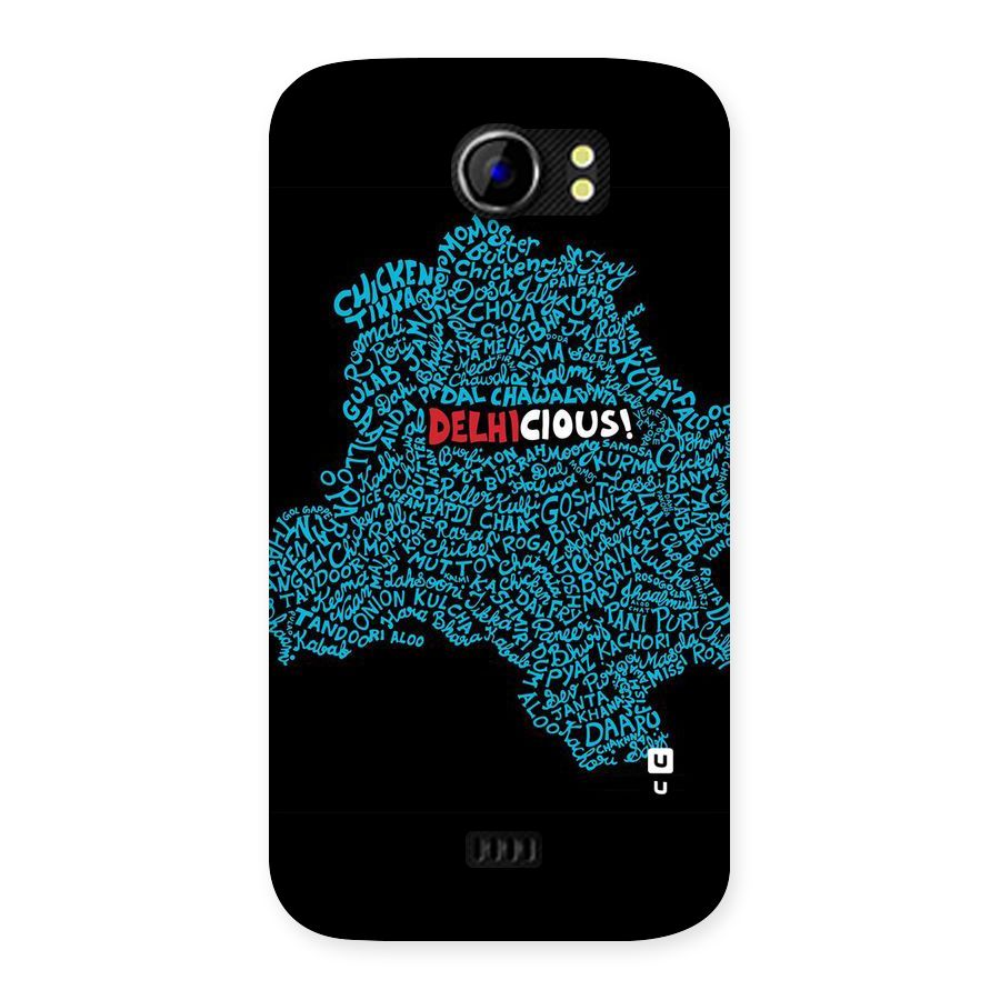 Delhicious Back Case for Micromax Canvas 2 A110