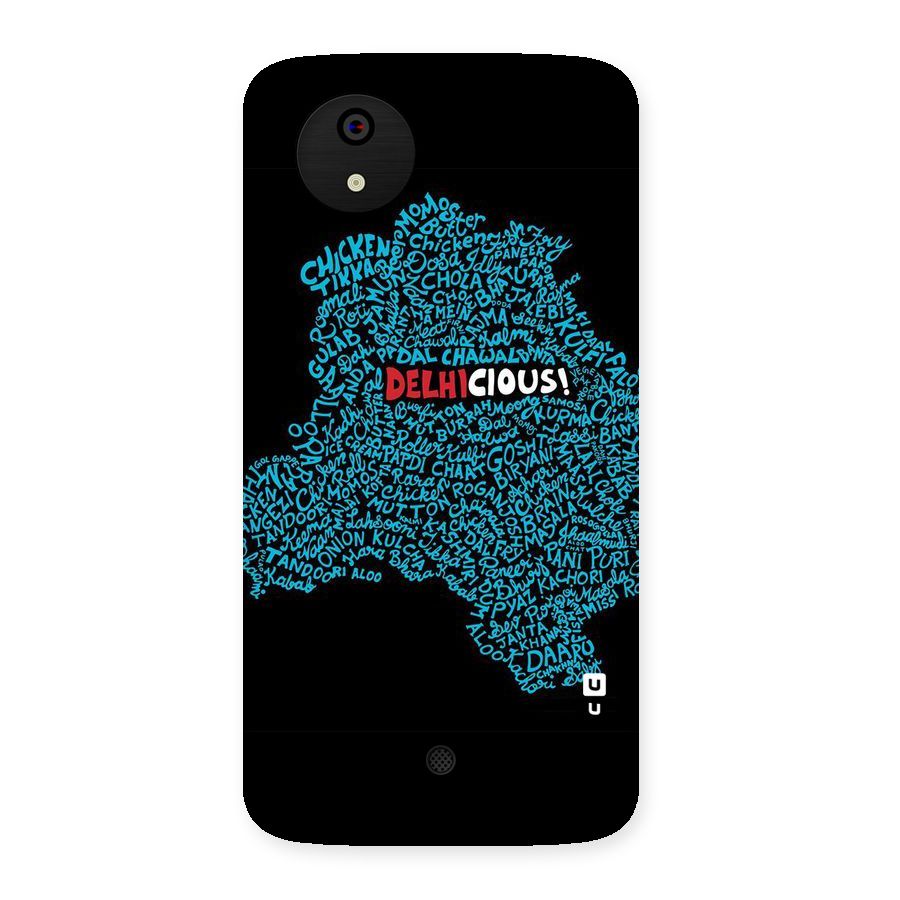 Delhicious Back Case for Micromax Canvas A1
