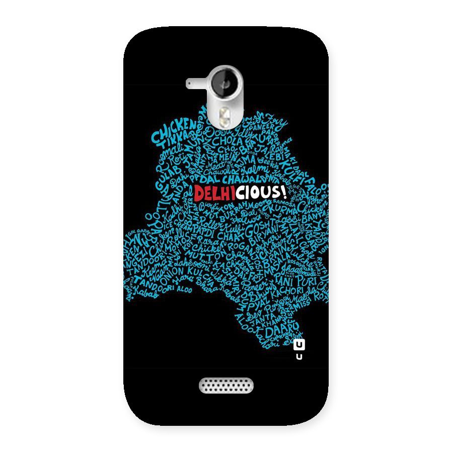 Delhicious Back Case for Micromax Canvas HD A116