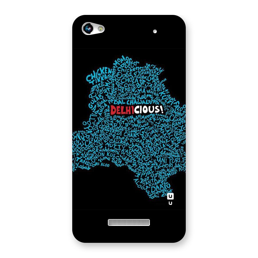 Delhicious Back Case for Micromax Hue 2