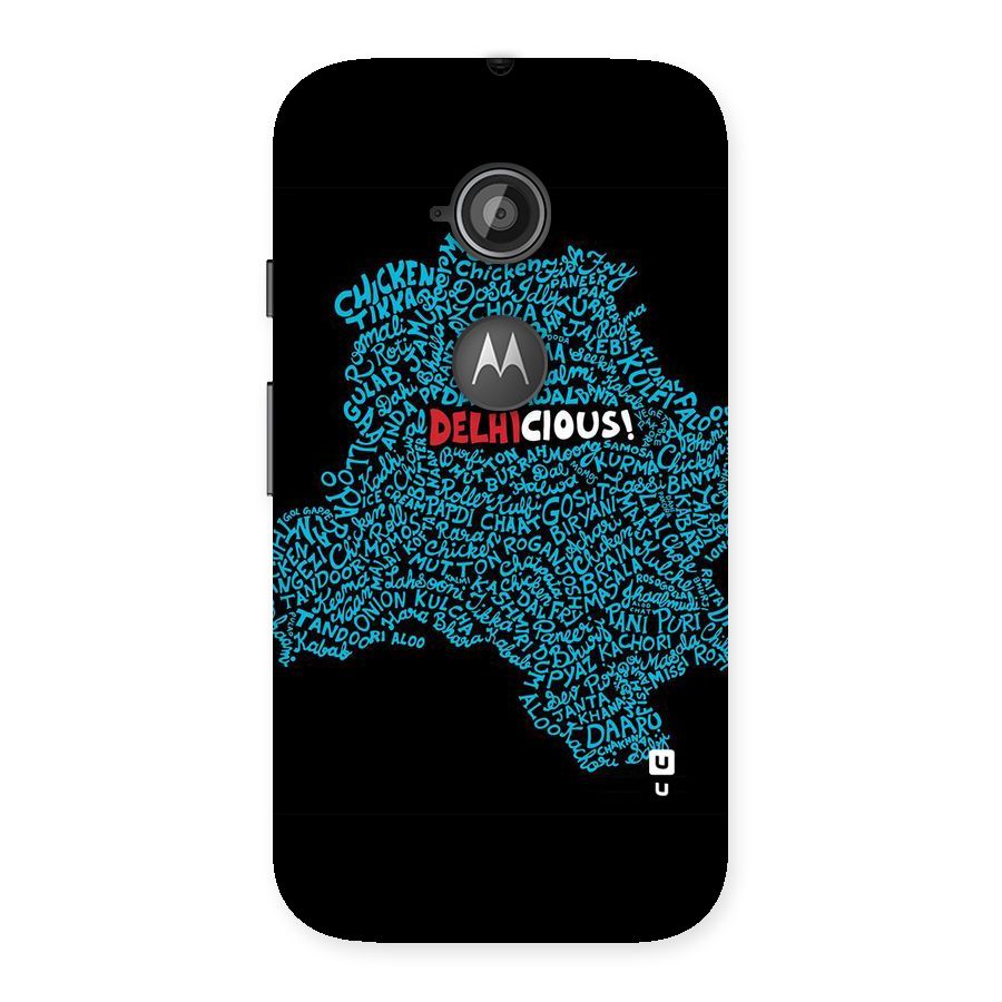 Delhicious Back Case for Moto E 2nd Gen