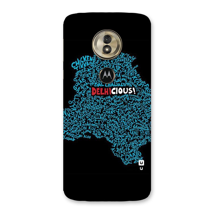 Delhicious Back Case for Moto G6 Play