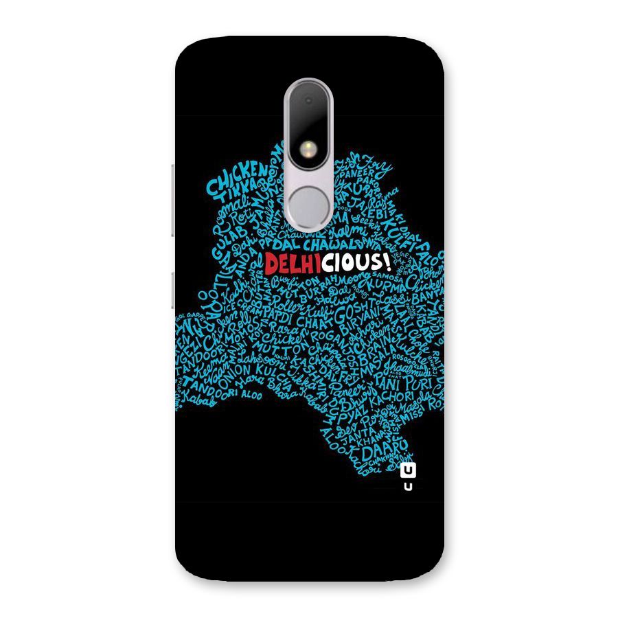 Delhicious Back Case for Moto M