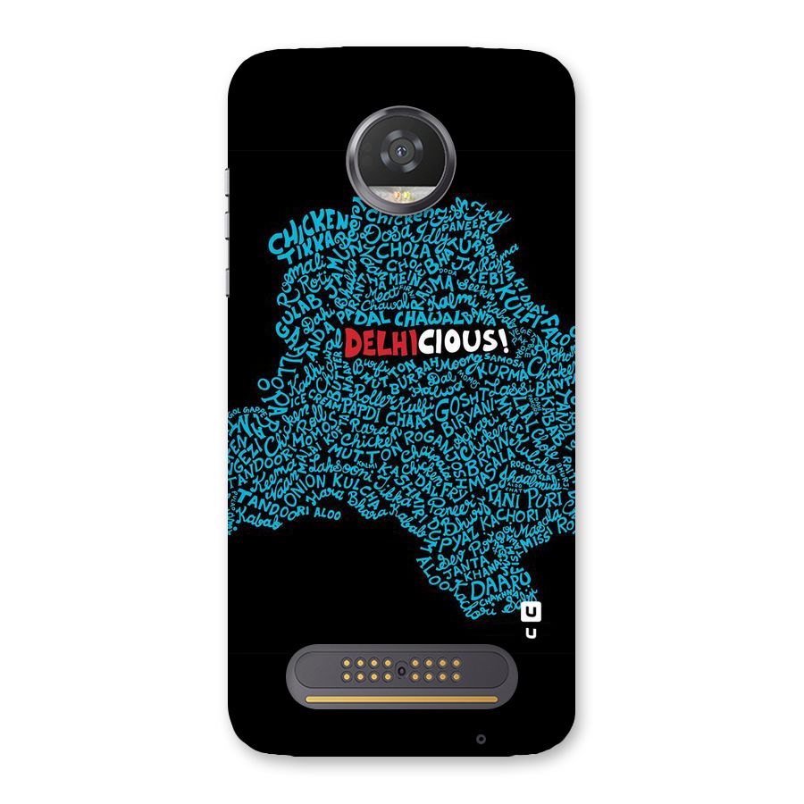 Delhicious Back Case for Moto Z2 Play