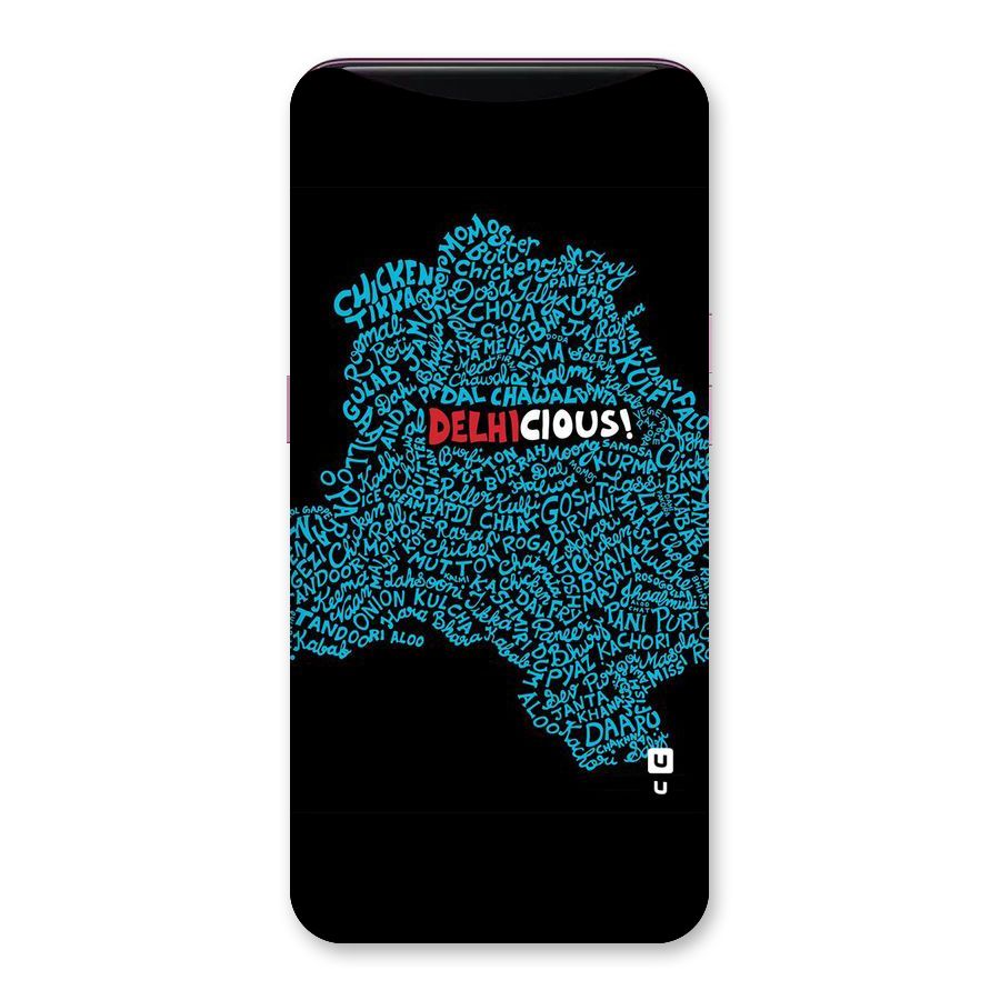 Delhicious Back Case for Oppo Find X