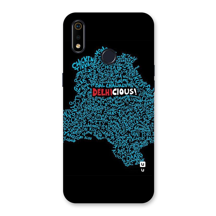 Delhicious Back Case for Realme 3i