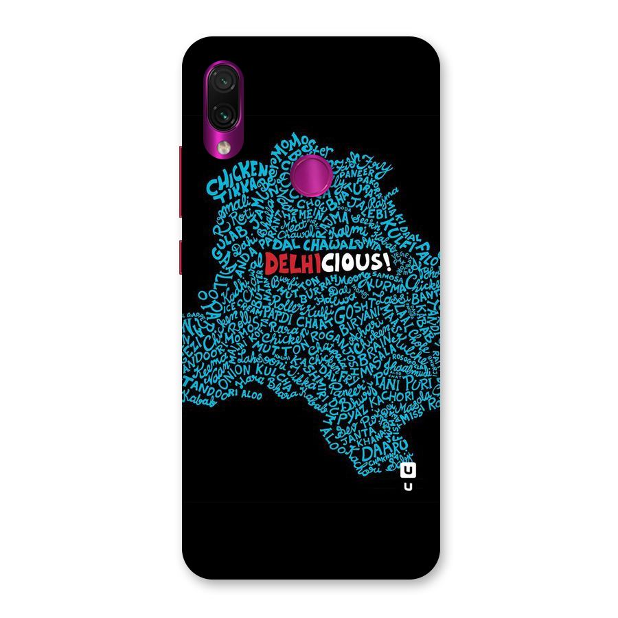 Delhicious Back Case for Redmi Note 7 Pro